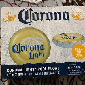 Corona Beer BottleCap  46” Inflatable Swimming Pool Float